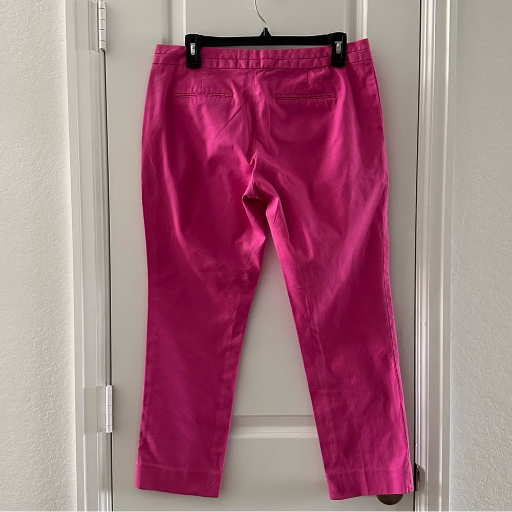 Banana Republic Womens Hampton Fit Pink Cotton/Spandex Pants Size 6 - Picture 3 of 7